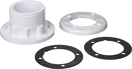 Pentair Vinyl Wall Fitting - 40mm Slip, 1-1/2” Socket, White Pentair Vinyl Wall Fitting - 40mm Slip, 1-1/2” Socket, White